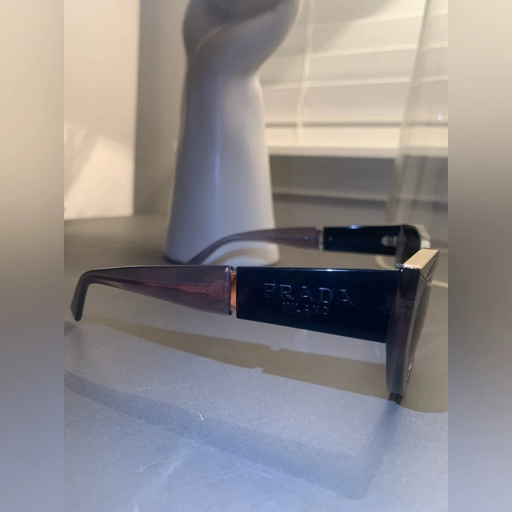 Prada Cat Eye Sunglasses (SPR 03W 03M 5SO) - Picture 2 of 5